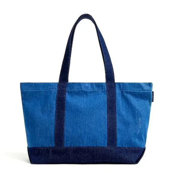 J.Crew Denim Tote Bag - Picture 1 of 3
